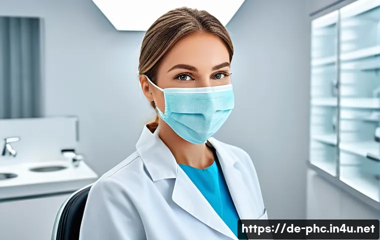 보건소에서의 치과 스케일링 후기 - A modern dental health center in Germany featuring a professional dental hygienist wearing a white l...